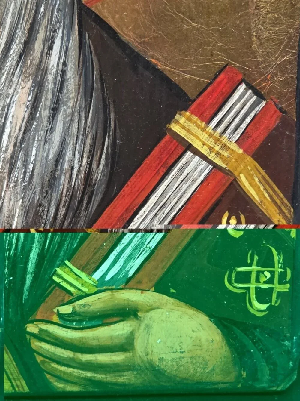 St Benedict Wooden 14 X 9